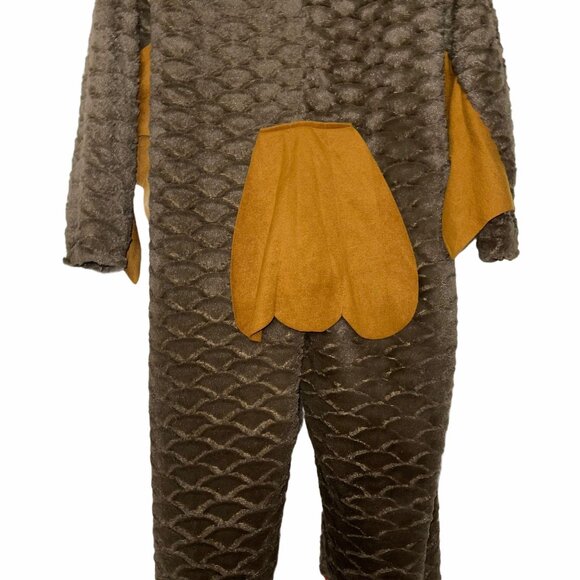 Briefly Stated Turkey Unionsuit Costume Mens L Thanksgiving Fall Halloween Brown - Picture 8 of 11